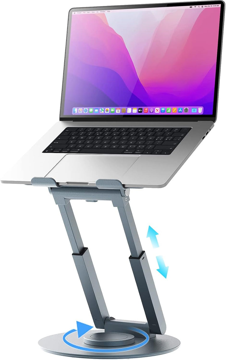 NEXSO 360° Adjustable Laptop Stand Aluminum Ergonomic 4
