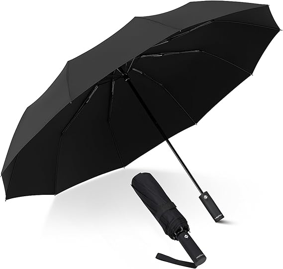 Nexso Compact Travel Umbrella UV50+ Windproof Auto