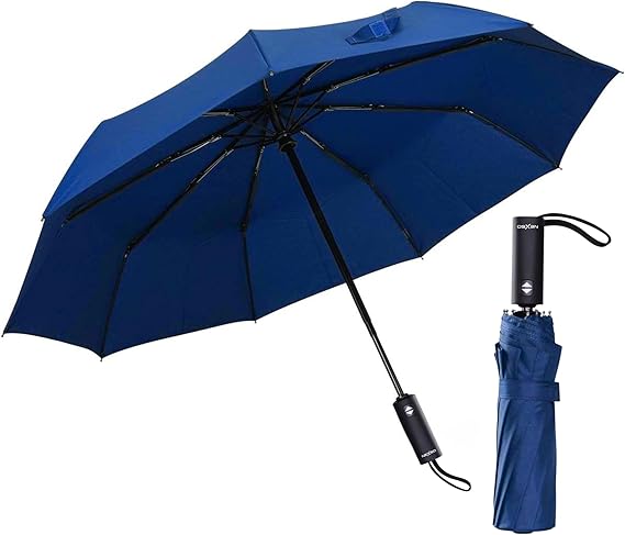 Nexso Compact Travel Umbrella UV50+ Windproof Auto