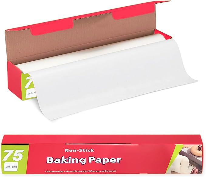 NEXSO Silicone Baking Paper – Non-Stick Heat-Resistant 75m