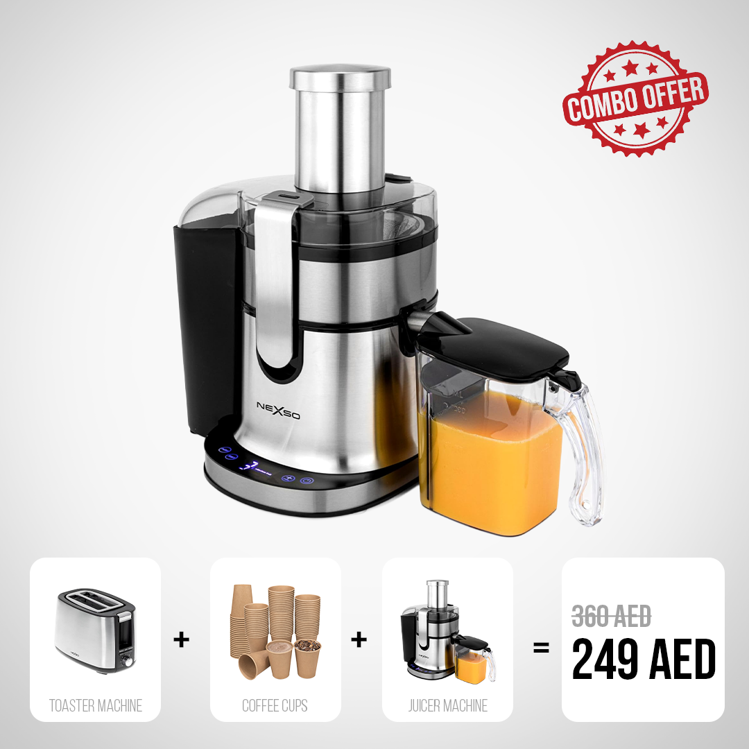 NEXSO Kitchen Combo juicer with free cups toaster delivery