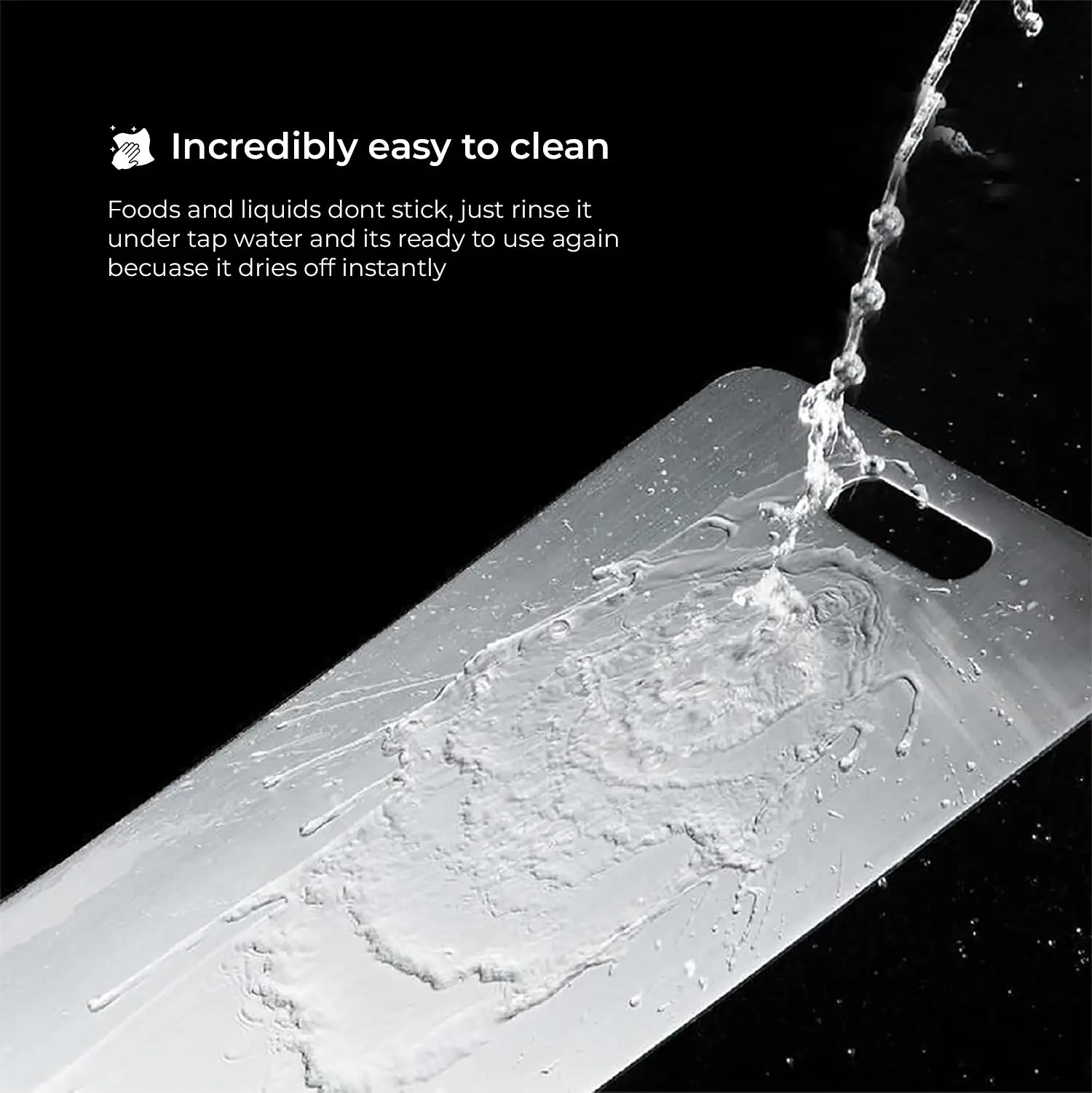 Nexso Stainless Steel Cutting Board Set 2pcs Rust-Proof