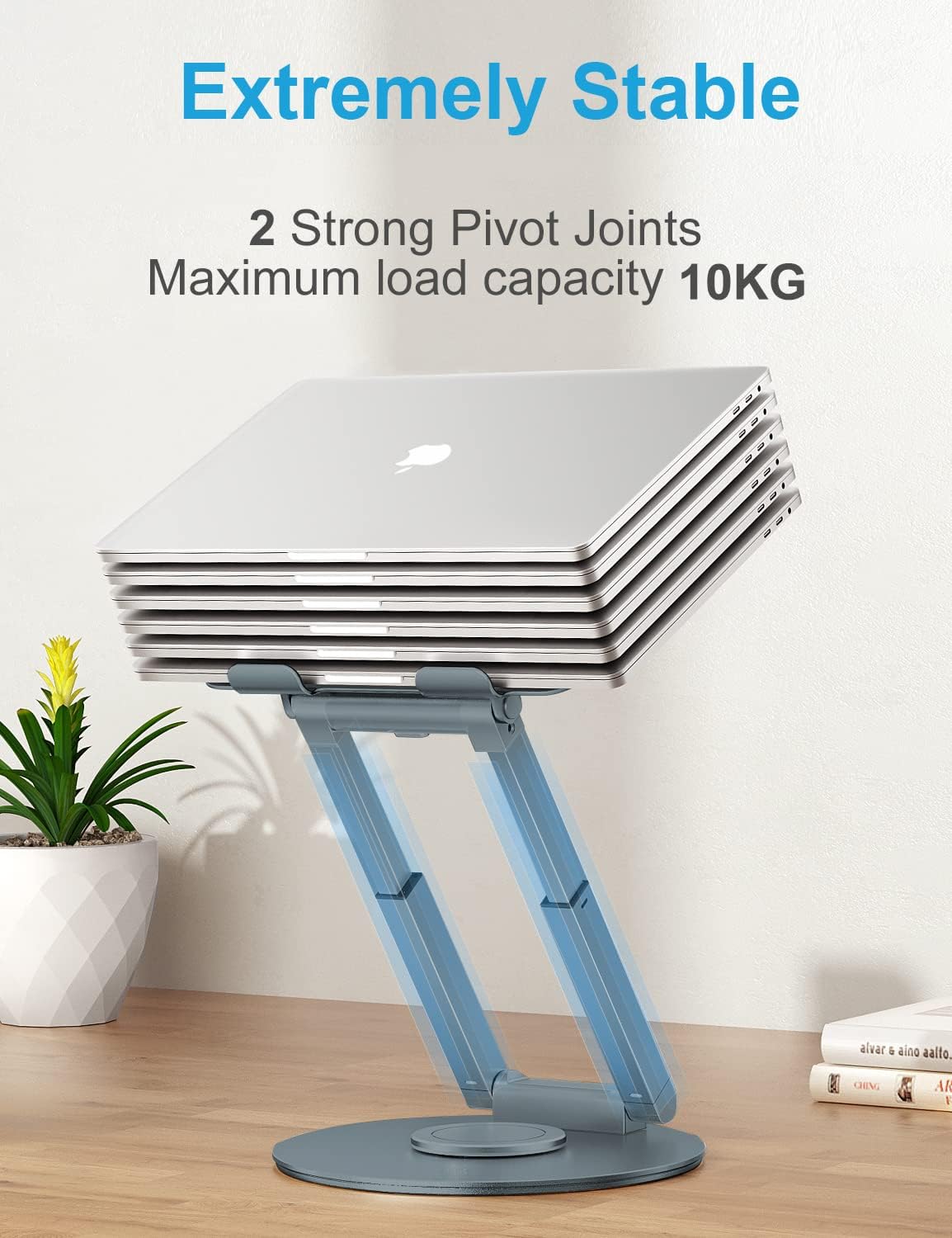 Nexso 360° Adjustable Laptop Stand Aluminium Ergonomic