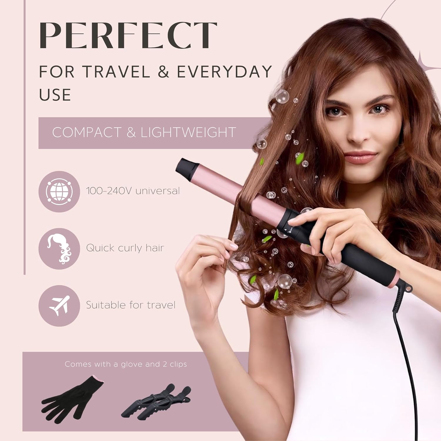 Nexso 5-in-1 Hair Styler Set Ceramic Tourmaline 230°C
