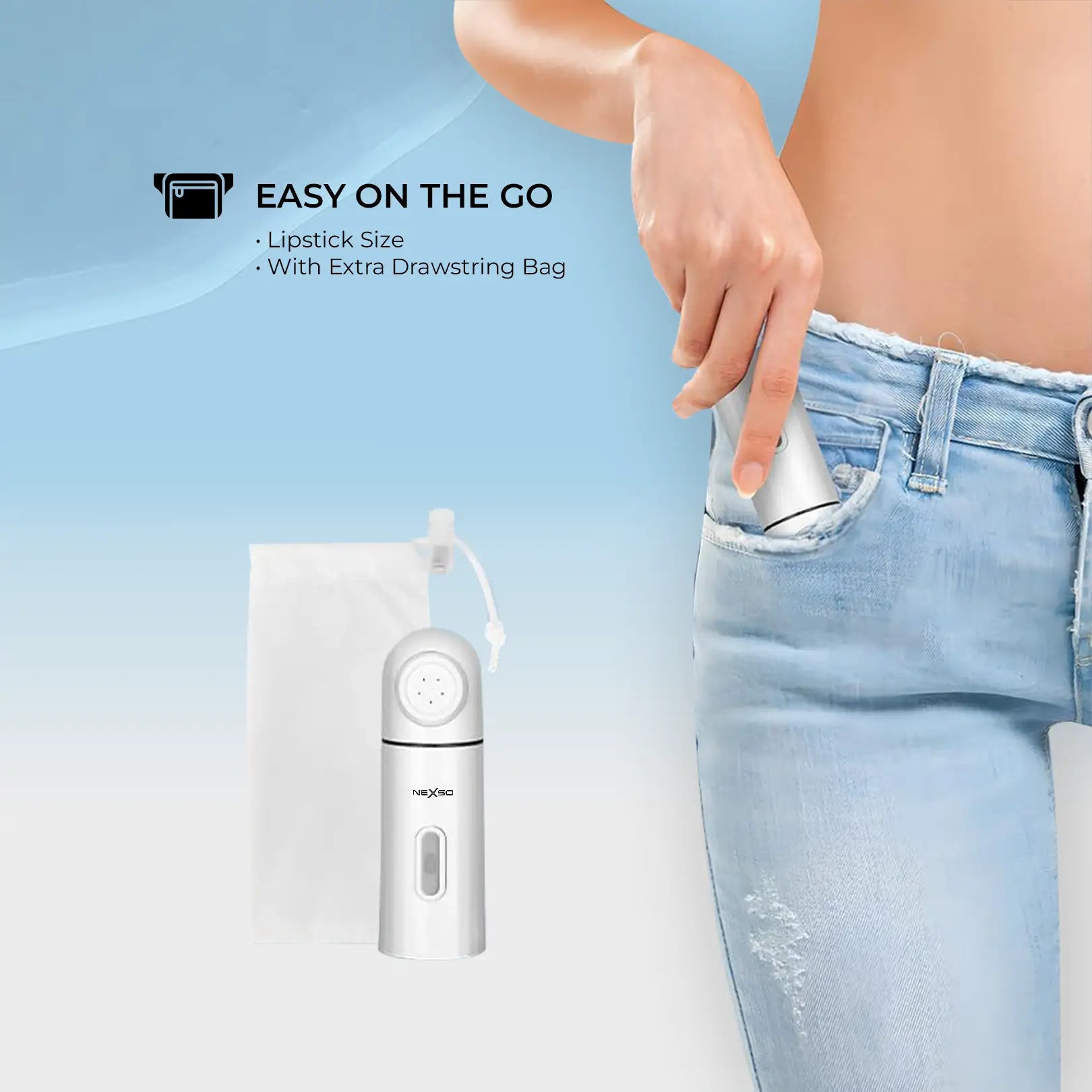 Nexso Portable Bidet 350ml Rechargeable Travel Shattaf