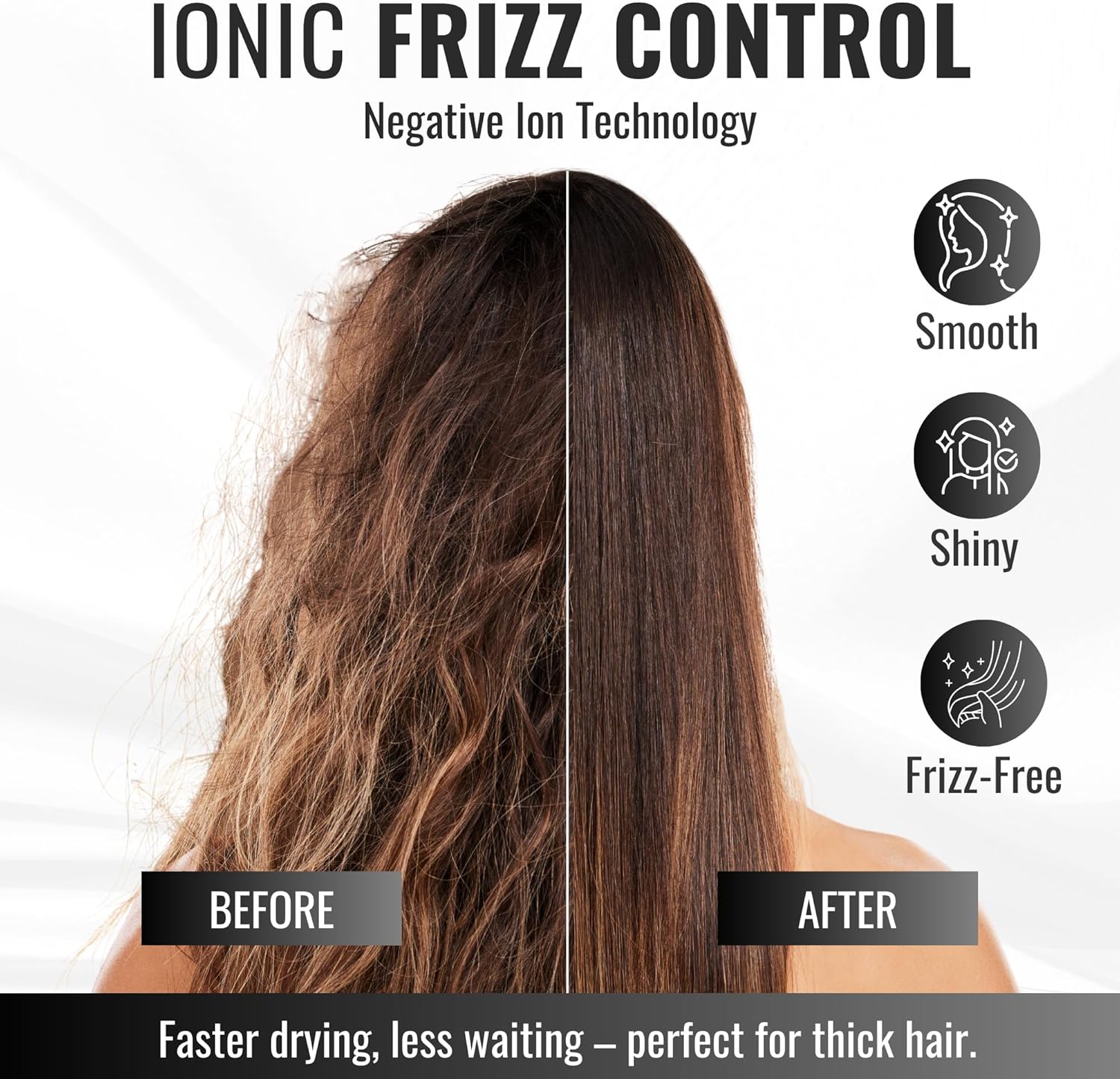 Nexso 2600W Hair Dryer with Diffuser Ionic Fast Drying