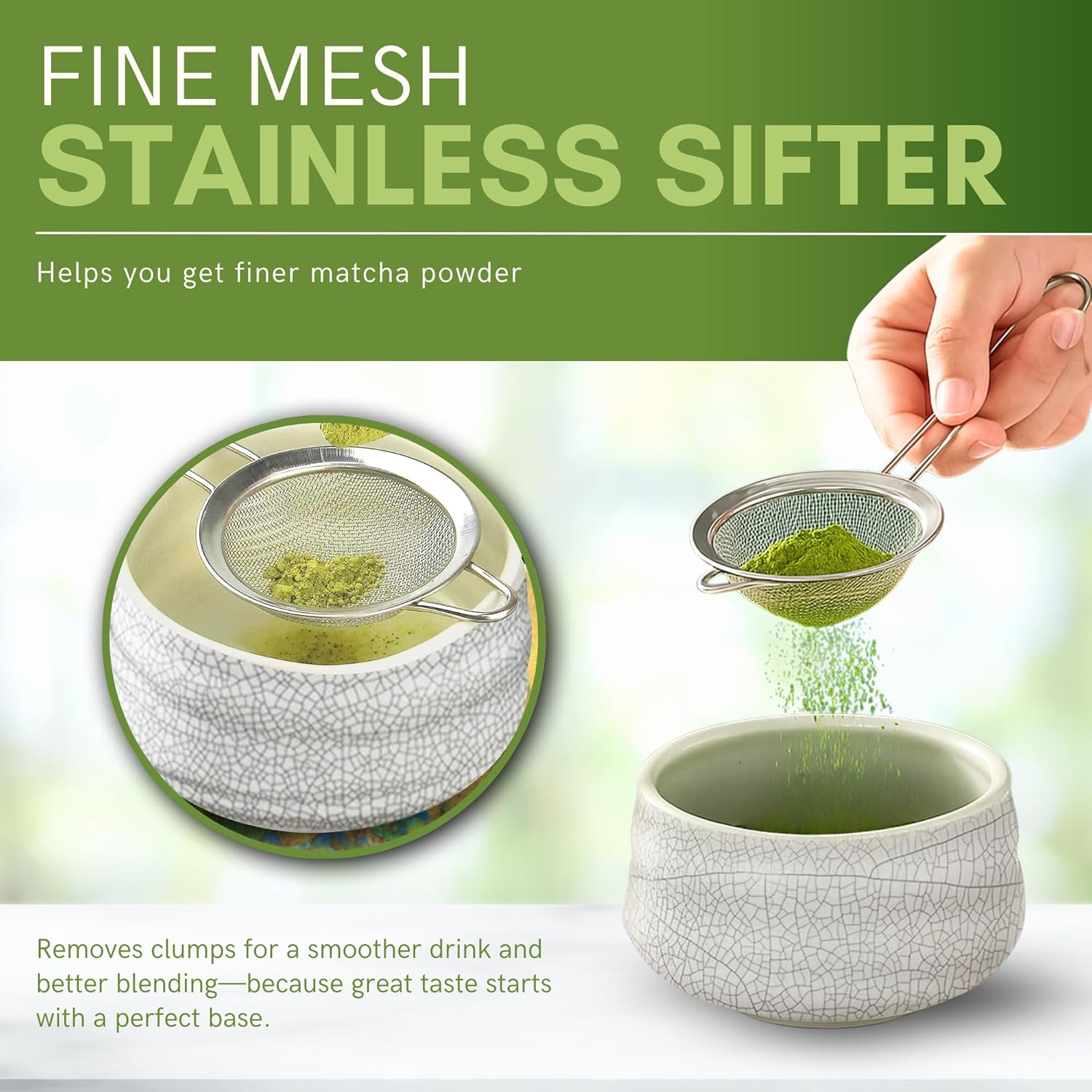 Nexso 7pcs Matcha Set Traditional Japanese Tea Kit