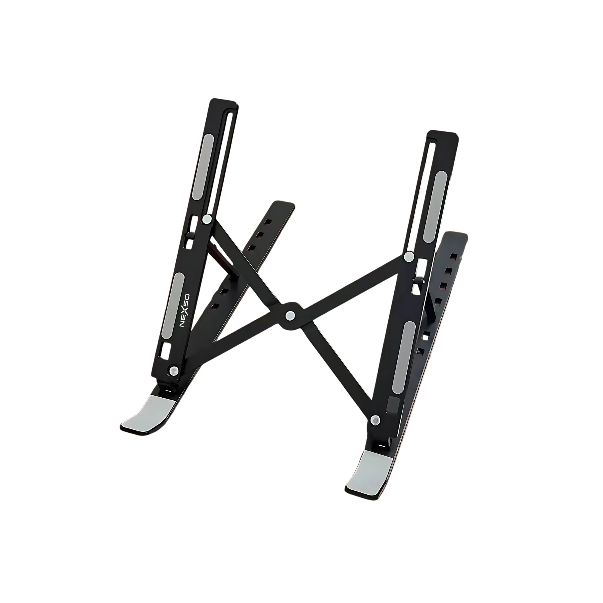 Nexso Adjustable Laptop Stand Black Aluminium 7-Angle