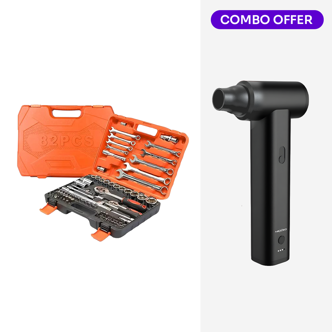 Nexso home tech essentials combo tool set air duster