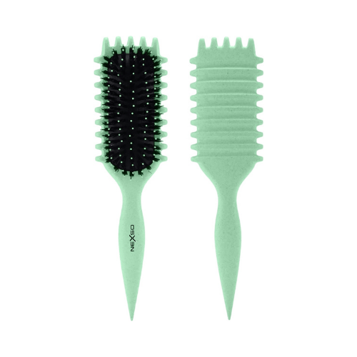 Nexso Curl Defining Hair Brush – Heat-Resistant, Green