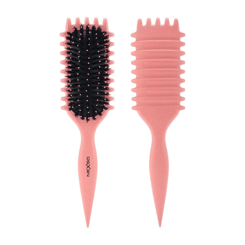 Nexso Curl Defining Hair Brush – Heat-Resistant, Pink