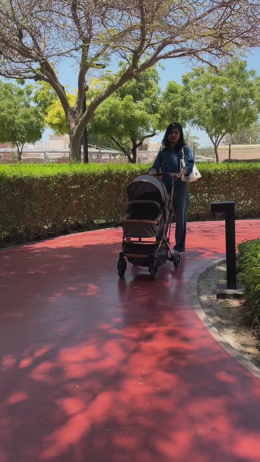 Nexso 2-in-1 Baby Stroller Reversible Foldable